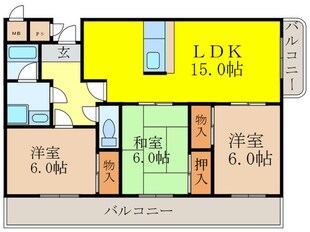 パークヒル尾崎の物件間取画像